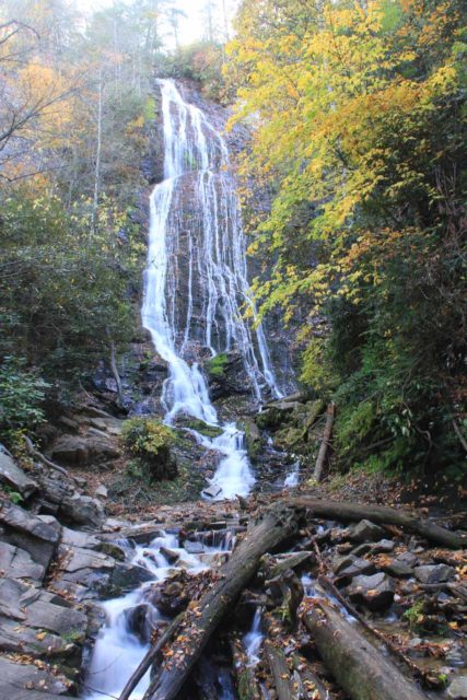 Mingo Falls - Most Scenic Waterfall near Great Smoky Mtns NP