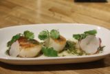 Moab_011_04202017 - Tangy scallops at the 98 Center Restaurant in Moab