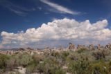 Mono_Lake_15_013_08032015 - Looking eastwards towards puffy thunderclouds looming above the tufas of the South Tufa Reserve