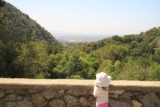 Monrovia_Canyon_14_012_04202014 - Tahia checking out the view of the LA Basin at Monrovia Canyon Park