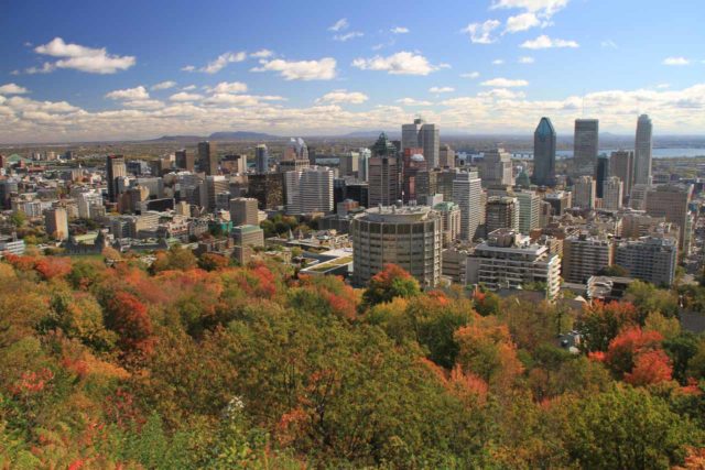 Montreal_285_10082013 - There was a lot to see and do in Montreal, including this view from Mont Royal (said to be the origin of the name of the city)