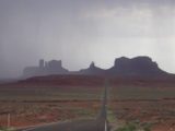 Monument_Valley_007_06232001 - Approaching Monument Valley in a pretty intense desert thunderstorm