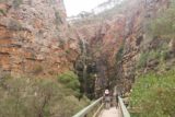 Morialta_Falls_040_11102017 - Julie approaching the first of the Morialta Waterfalls as we were relieved to see that it was actually flowing during our November 2017 visit