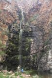 Morialta_Falls_052_11102017 - More zoomed in look at the First Falls in the Morialta Conservation Park with some people standing by its plunge pool during our November 2017 visit