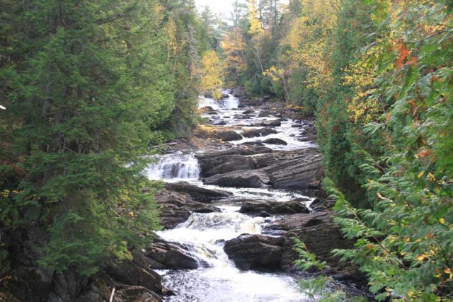 Moxie_Falls_024_10042013 - Looking upstream at attractive cascades not far upstream from Moxie Falls