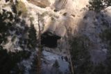 Mt_Charleston_047_04222017 - While ascending the Mary Jane Falls Trail, I noticed between some trees this cave where some folks were chilling out in front of it while also yelling perhaps to see if they could hear their own echos