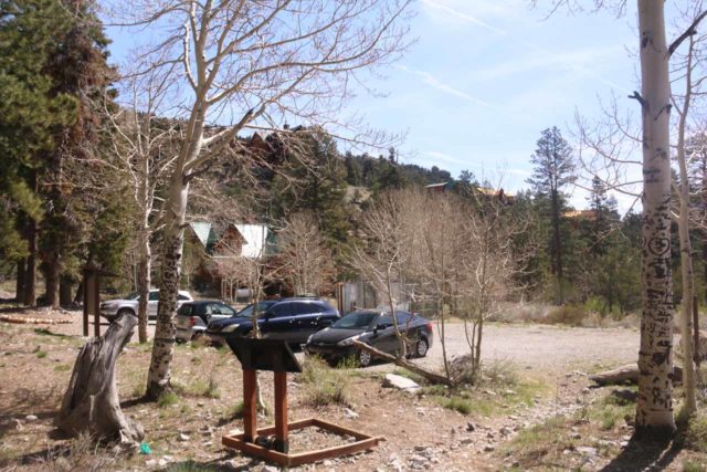 Mt_Charleston_300_04222017 - Looking back at the Echo Trailhead, which was my starting point for the Little Falls adventure when I did it late April 2017