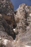 Mt_Charleston_336_04222017 - Closer look at the mysterious waterfall on Mt Charleston between Little and Big Falls