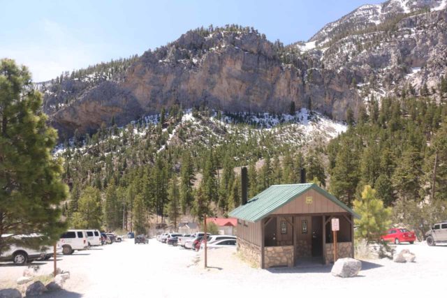 Mt_Charleston_386_04222017 - This was the Trail Canyon Trailhead Parking Lot, which was close to the Old Ski Tow Historic Site, and it might have been a more sensible trailhead to pursue the 'Medium Falls'