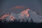 Mt_Shasta_349_06192016 - More of the last moments of sunlight shining on the snowy summit of Mt Shasta