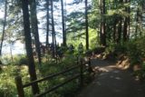 Multnomah_Falls_17_087_08162017 - Heading back down the trail towards the bottom after having my fill of the top of Multnomah Falls in August 2017, but I had to get by this large group