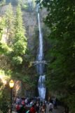 Multnomah_Falls_17_108_08162017 - Back down at the crowded main overlook behind the Multnomah Falls Lodge