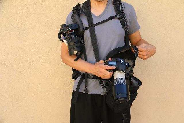 camera holster for hiking