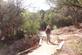 Nambe_Falls_009_04152017 - Julie now following the trail alongside the creek towards Nambe Falls