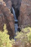 Nambe_Falls_037_04152017 - A more focused look at the partially obstructed view of Nambe Falls from the overlook