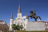 New_Orleans_240_03132016 - Statue of Andrew Jackson on horseback before the St Louis Cathedral