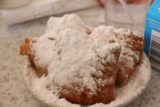 New_Orleans_436_03132016 - The powdered sugar laced beignet from Cafe du Monde