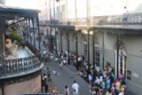 New_Orleans_576_03132016 - Looking out the balcony of the Royal House trying to see where the source of all the raucous band playing was