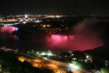 Niagara_Falls_591_06142007 - Looking down at Niagara Falls being floodlit at night on our last night
