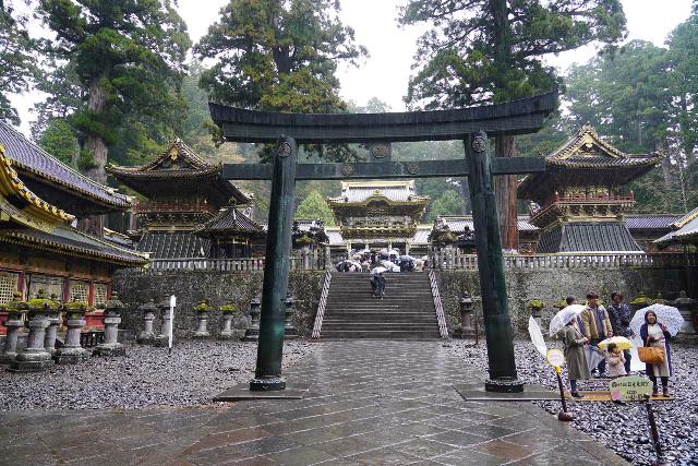 Nikko_205_04142023 - Nikko is well-known for harboring UNESCO World Heritage temples and shrines (such as the blinged out Toshogu Shrine shown here), which is all the more amazing that you can visit so many waterfalls like the Shiraito Falls close by