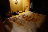 Nikko_Hotel_024_04142023 - Our set up beds after we came back from dinner at the Kozuchi no Yado Tsurukame Daikichi in Nikko
