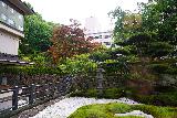Noboribetsu_059_07122023 - Looking across a courtyard or garden area within the Takimotokan Hotel in Noboribetsu Onsen