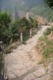Nohkalikai_Falls_049_11092009 - Starting to go down the stairs leading towards the base of Nohkalikai Falls