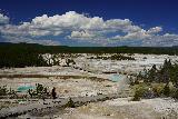 Norris_010_08022020 - The familiar panorama of the Porcelain Basin of the Norris Geyser Basin