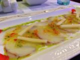 Noumea_077_jx_11302015 - The delicious lobster carpaccio that we both had as our starters at Amadeus