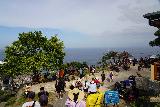 Nusa_Penida_022_06242022 - Lots of people approaching the overlook of Kelingking Beach at Nusa Penida