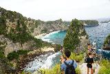 Nusa_Penida_171_06242022 - Approaching the Thousand Island Viewpoint beyond the Treehouses with Diamond Beach in the background