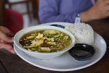 Nusa_Penida_225_06242022 - The chicken soup noodle dish served up at Warung SORENT on Nusa Penida