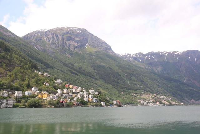 Odda_007_06232019 - Further to the north on the Rv13 was the town of Odda, which was beautifully situated at the head of Sørfjorden, which was an arm of Hardangerfjorden. Even with the ugly industrial buildings in and around the town, the beauty here is undeniable