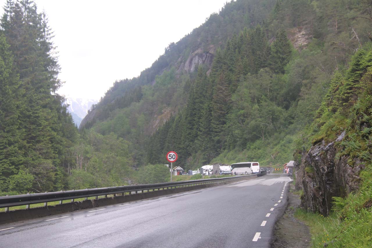 Latefossen Famous Twin Waterfall In The Odda Valley