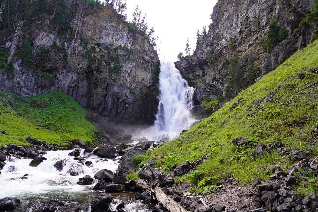 Osprey Falls On The Gardner River in Sheepeater Canyon