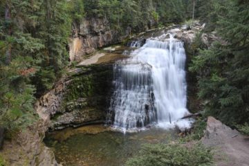 Ousel Falls was a pretty popular yet surprisingly naturesque waterfalling excursion within walking distance from the suburban community of Big Sky.  For that reason, I'd bet the falls was Big Sky's...