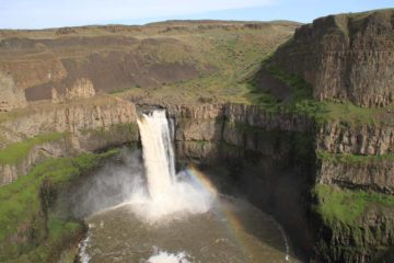 Palouse Falls took our breath away when we gazed upon its powerful flow amidst a rugged and naturesque canyon that very much reminded us of Iceland.  Except we were in southeast Washington...