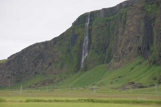 Paradishellir_004_07052007 - A tall and wispy waterfall seen right off the Ring Road near Paradishellir