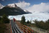 Perito_Moreno_034_12212007 - Julie on the walkway to the Perito Moreno Glacier