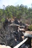 Petit_Jean_SP_043_03162016 - This series of walls and railings was designed to keep people from getting too close to the cliff edge around the Cedar Falls Overlook and other alternate viewpoints
