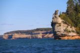 Pictured_Rocks_cruise_108_09302015 - Approaching the outcrop known as Miners Castle on the Pictured Rocks Cruise