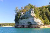 Pictured_Rocks_cruise_116_09302015 - Miner's Castle as we were swinging around the bluff