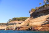 Pictured_Rocks_cruise_150_09302015 - Approaching some of the most shapely and colorful parts of the Pictured Rocks