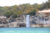 Pictured_Rocks_cruise_374_09302015 - Closer frontal view of Spray Falls
