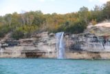 Pictured_Rocks_cruise_381_09302015 - Getting closer to the Spray Falls as seen from the Pictured Rocks Spray Falls Cruise
