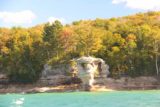 Pictured_Rocks_cruise_423_09302015 - Another look at Chapel Rock as we were headed back