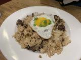 Pikas_Cafe_001_iPhone_11242022 - This was the bulgogi fried rice topped with egg served up by Pika's Cafe in Guam