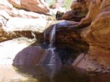 Pine_Creek_Waterfall_008_04272003 - The 30ft waterfall at Pine Creek in Zion National Park