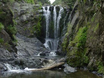 Piroa Falls was the first waterfall that Julie and I visited in New Zealand.  We made the visit as part of a detour to the Waipu Gorge Scenic Reserve as we were making the drive north from Auckland...