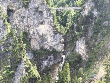 The Poellat Gorge Waterfall (or Pöllatschlucht Wasserfall in German) should have been one of the most breathtaking waterfalls in all of Germany.  Indeed, it had the fortunate location sitting right...